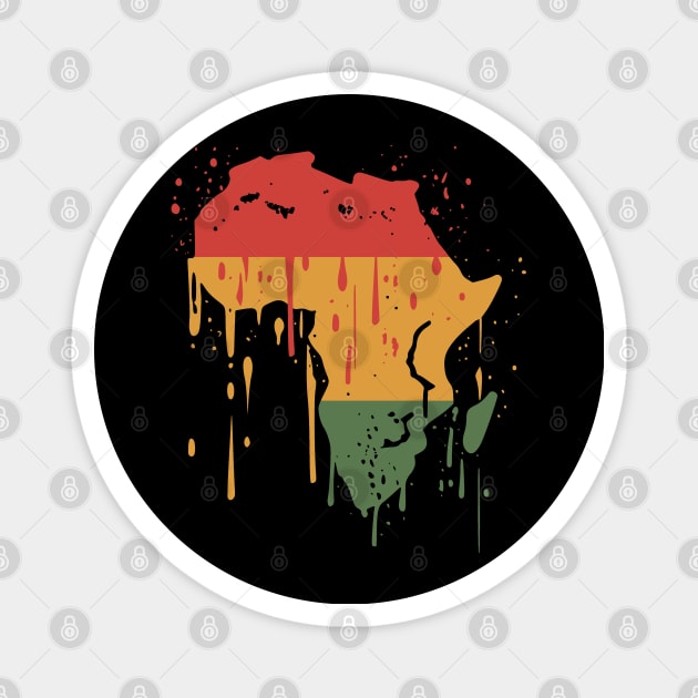 Africa Flag Magnet by Etopix